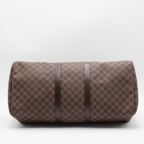 Pre-owned LOUIS VUITTON Damier Ebene Keepall 55 - Picture 3 of 6